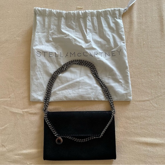 Stella McCartney Falabella Mini Shoulder Bag- Black - Picture 2 of 6